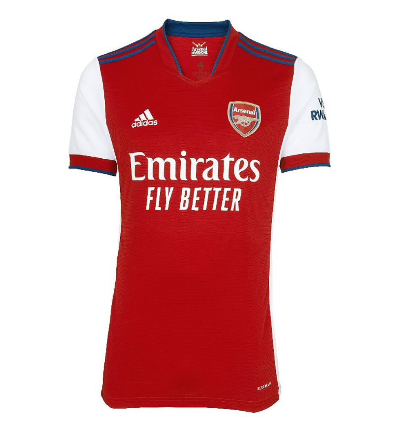 2021/22 Arsenal Home Kit Soccer Jersey